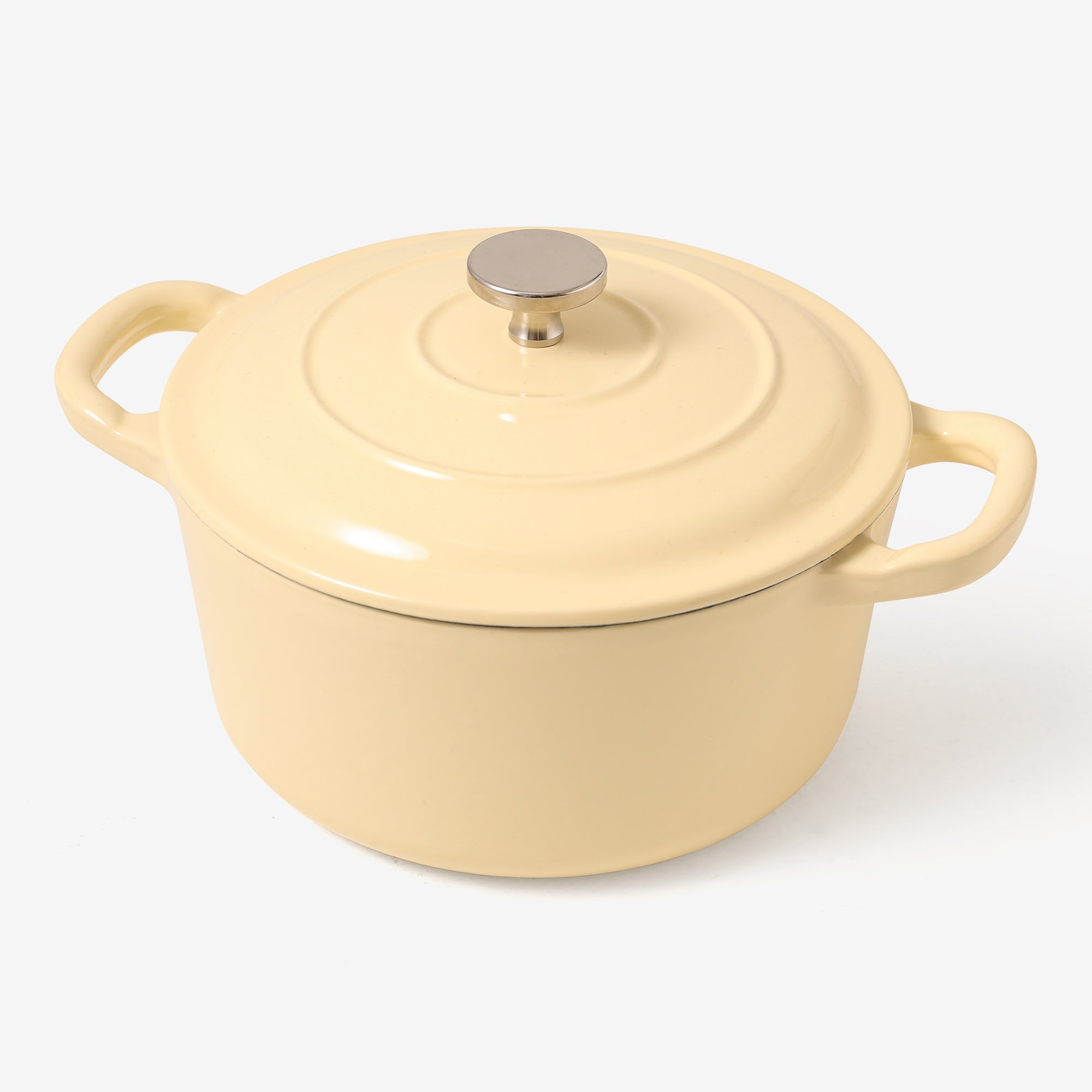 RJ Legend 1.9 Quart Dutch Oven Pot, Enameled, Non-Stick, Purple